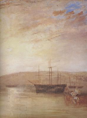 Joseph Mallord William Turner Shipping off East Cowes Headland (mk31) China oil painting art